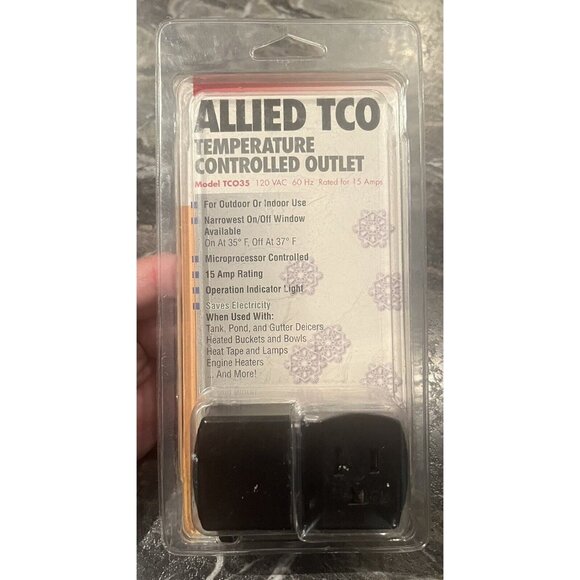 Allied Temperature Controlled Outlet -On at 35’ Off at 37’ - TCO Thermostat Air - Picture 1 of 3